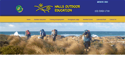 Desktop Screenshot of hallsoutdoored.com.au