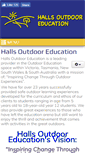 Mobile Screenshot of hallsoutdoored.com.au